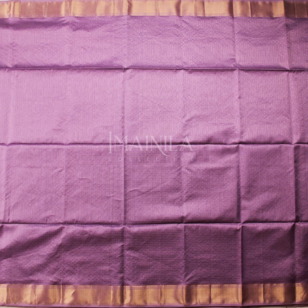 Lavender Maheshwari Silk Saree