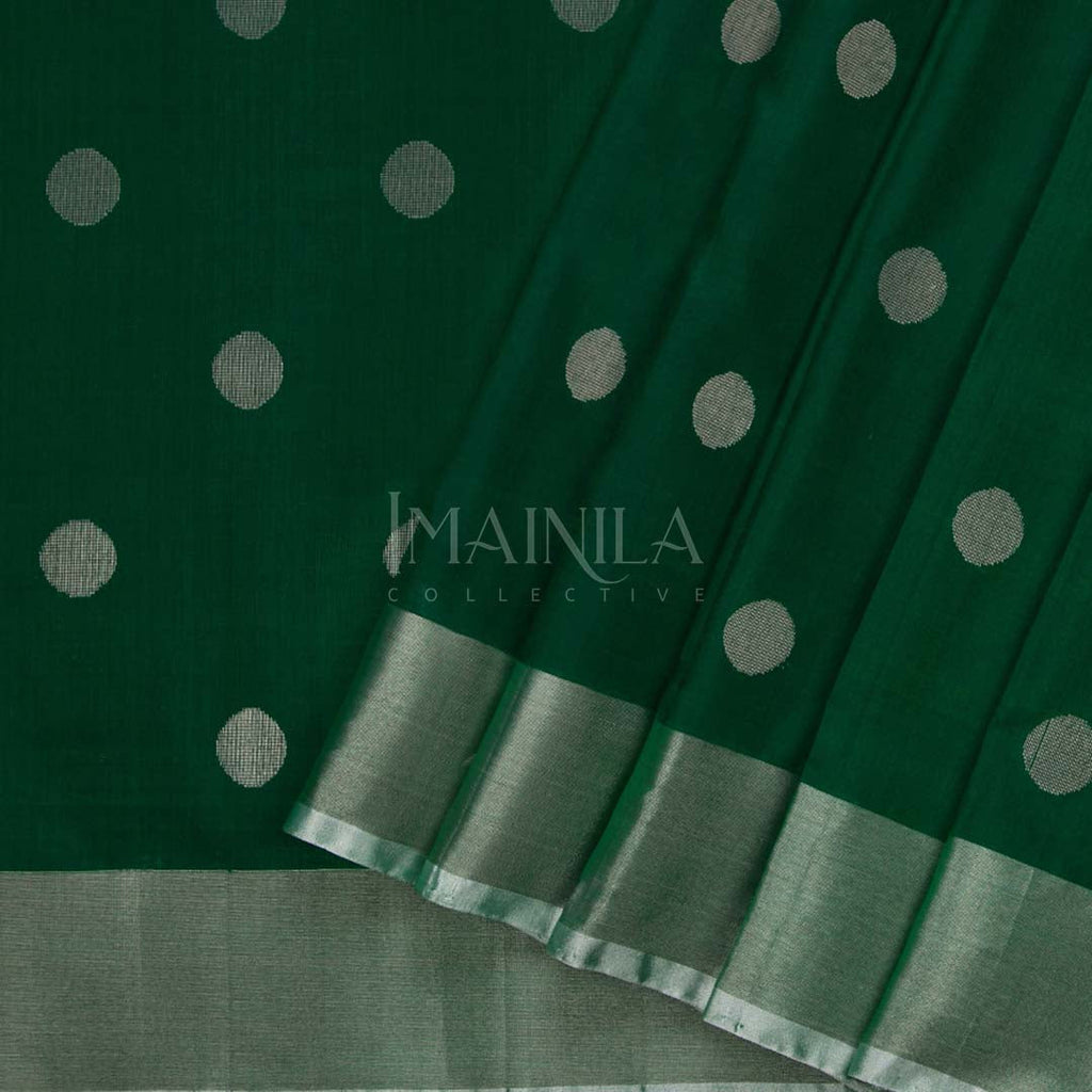 Light Green Uppada Soft Silk Saree