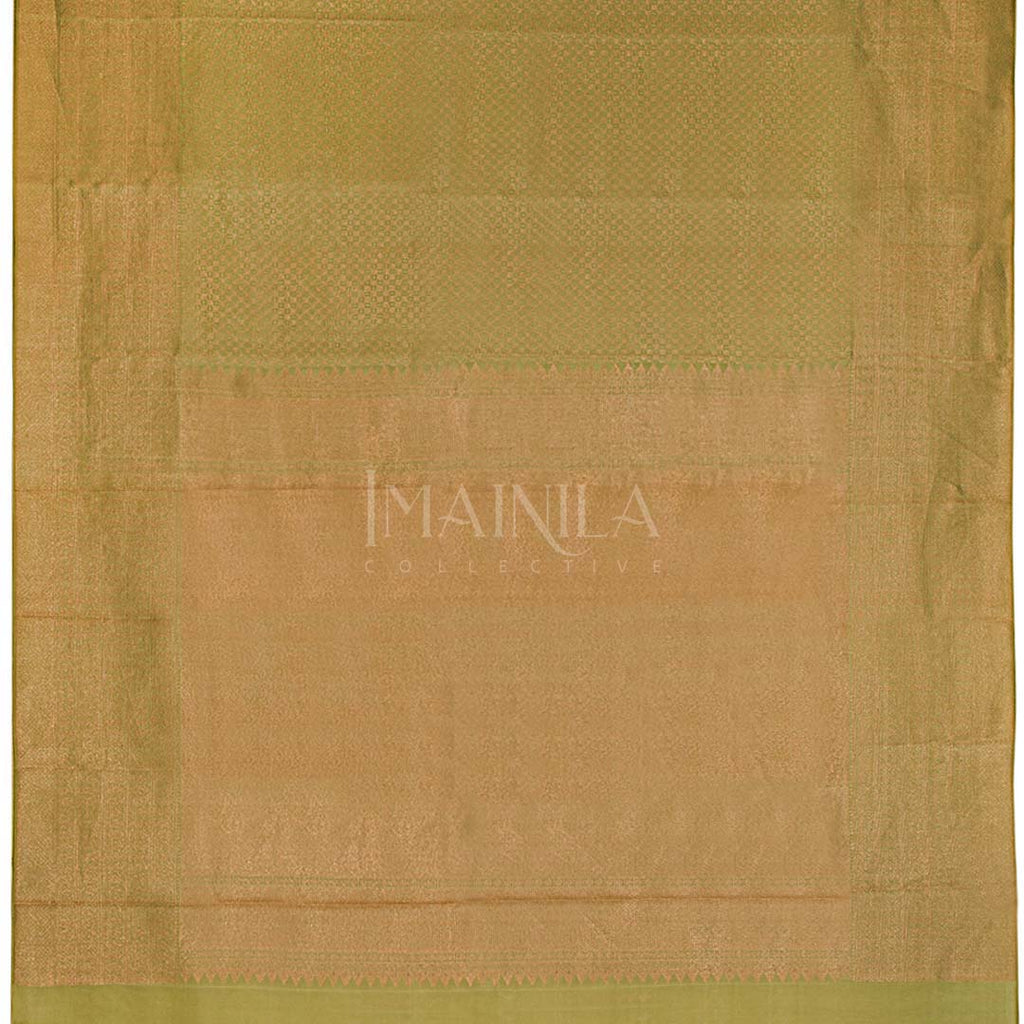 Pastel Green Kanchipuram Silk Saree