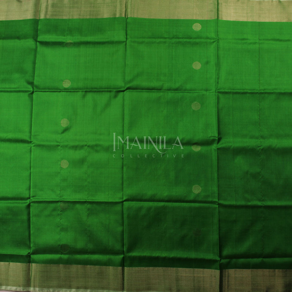 Light Green Uppada Soft Silk Saree