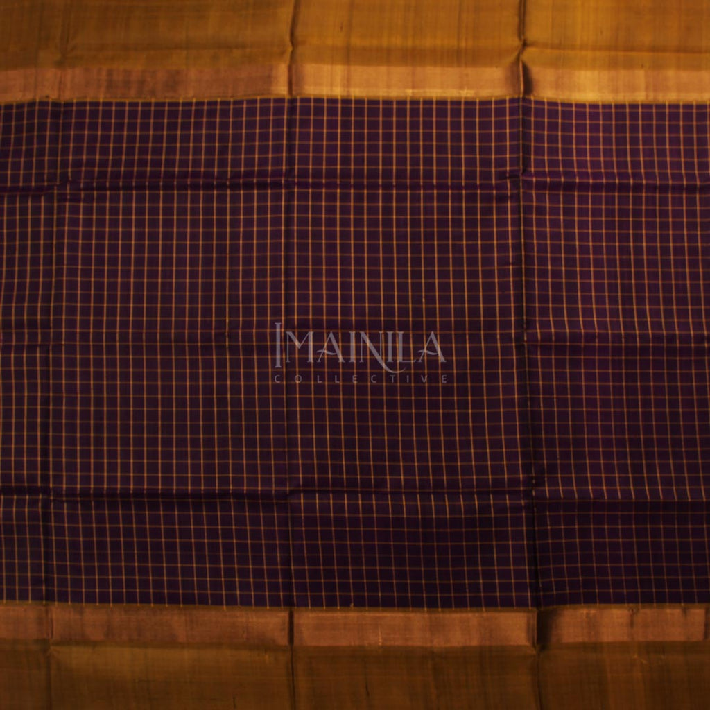 Purple and Yellow Uppada Soft Silk Saree