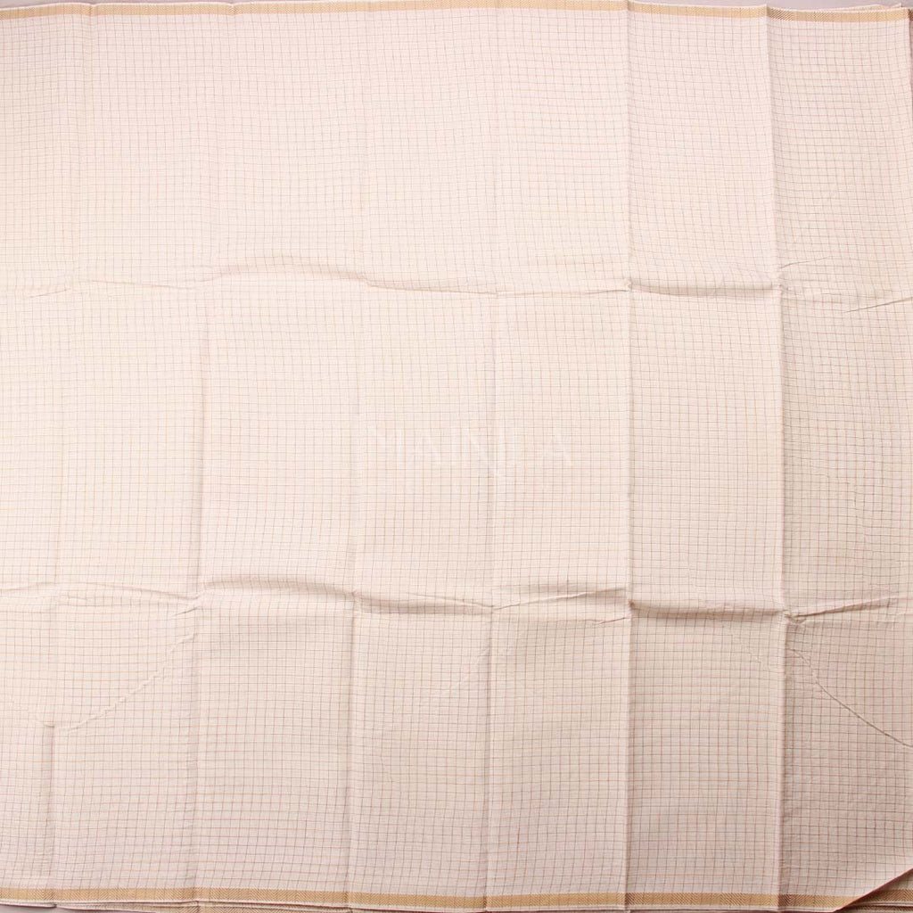 White Handwoven Sungudi Saree